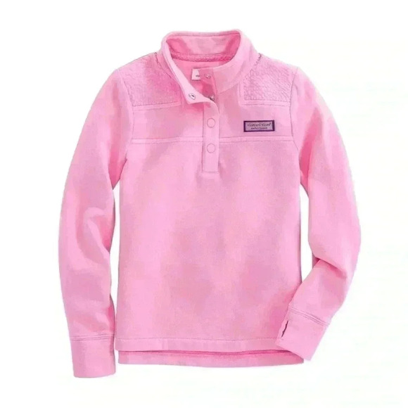 Vineyard Vines Youth 1/4 Snap Sweatshirt - Picture 1 of 7